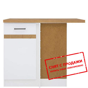 Тумба угловая Junona Line DNW/100/82 P-правая белы...